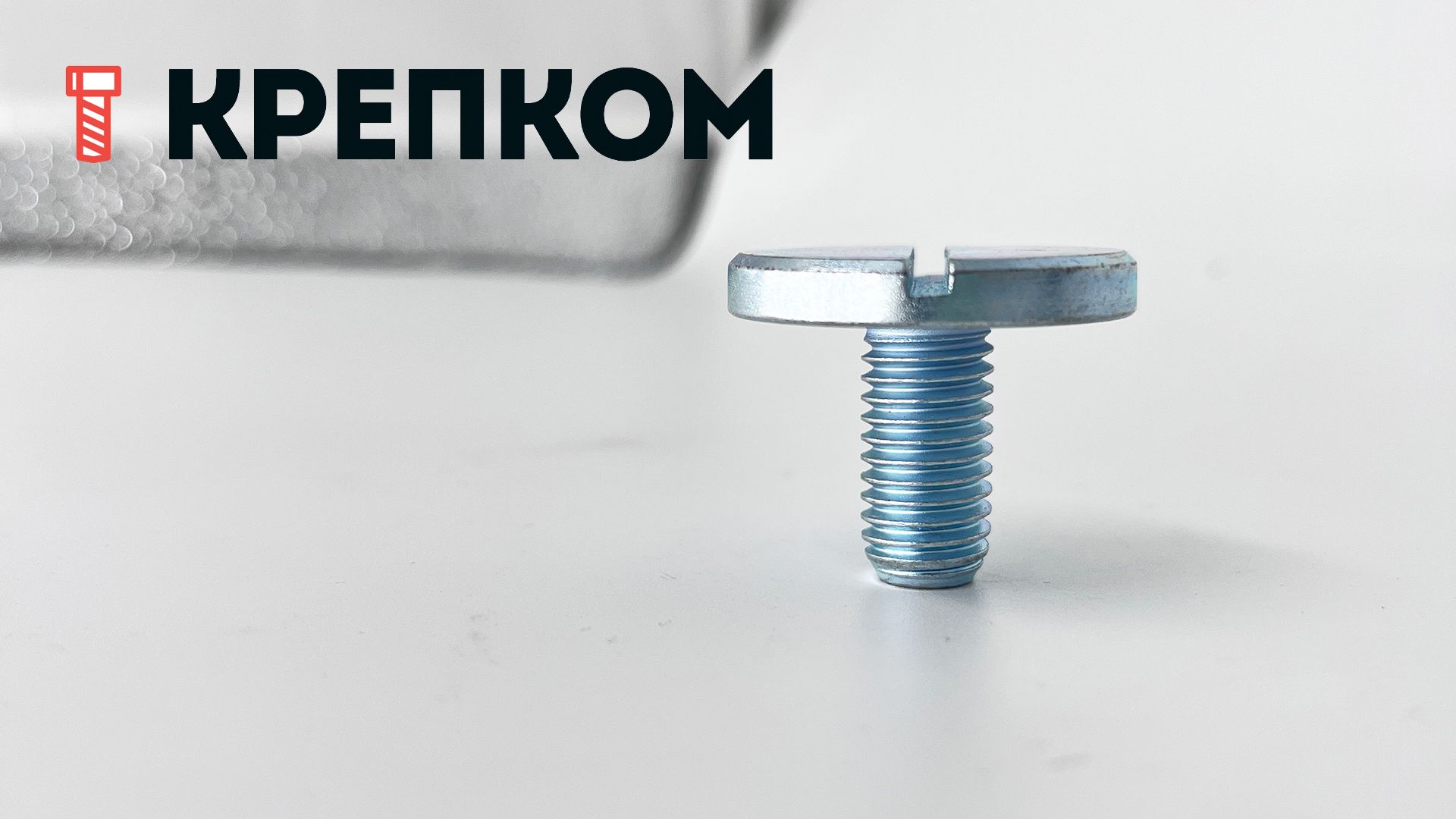 Винт с увеличенной плоской головкой М8х10 DIN 921, оцинкованная сталь - фото