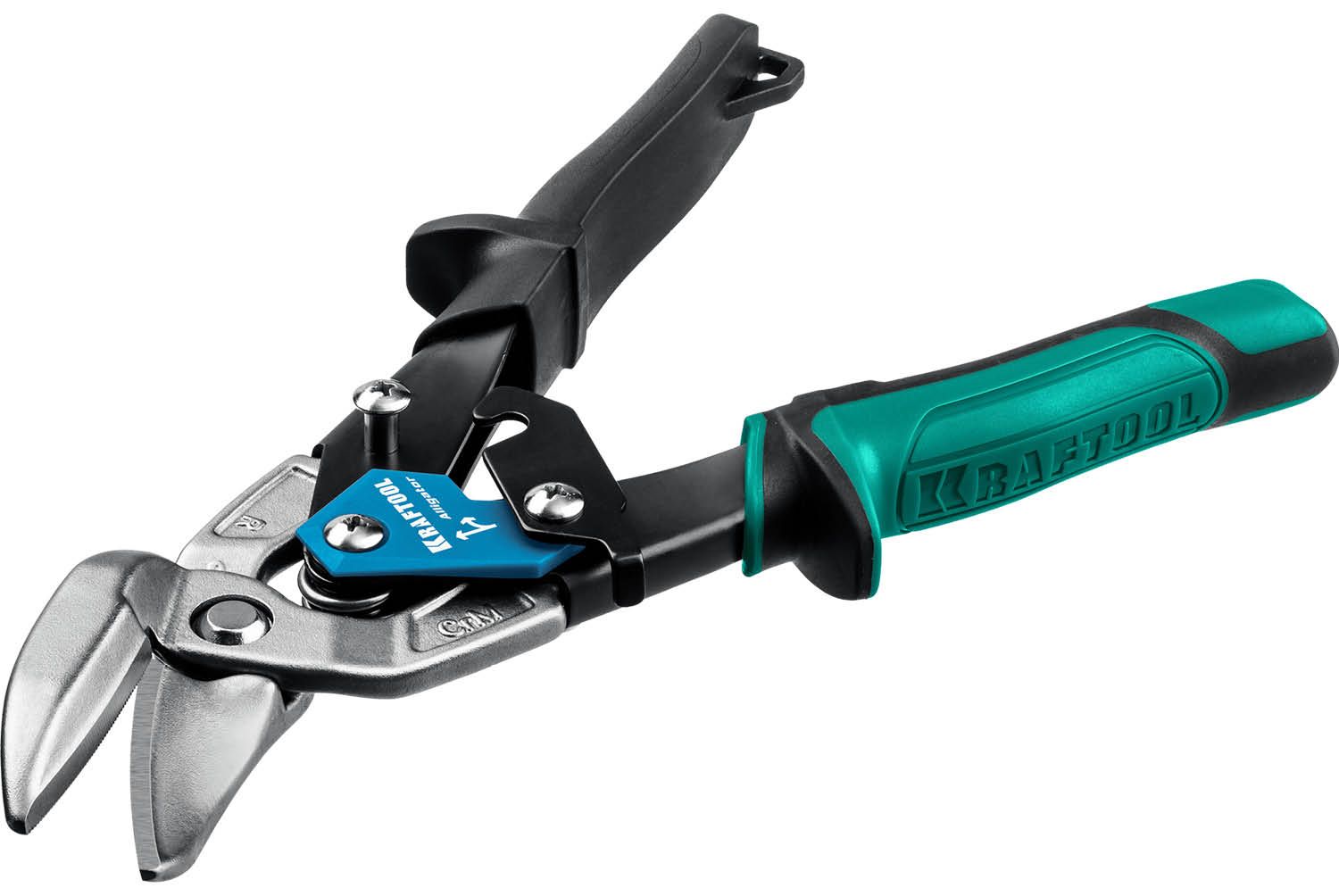 Ножницы по металлу правые усиленные с выносом 250 мм Alligator Kraftool 2328-OR - фото