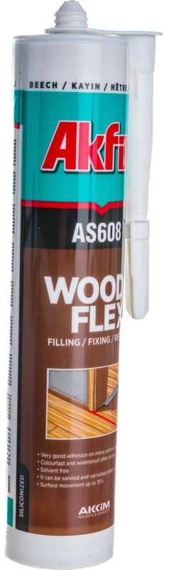 Герметик акриловый для дерева и паркета 310 мл AS608 AKFIX - фото