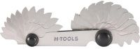 Резьбомер метрический M/MF, 24 шаблона H-Tools 05001020