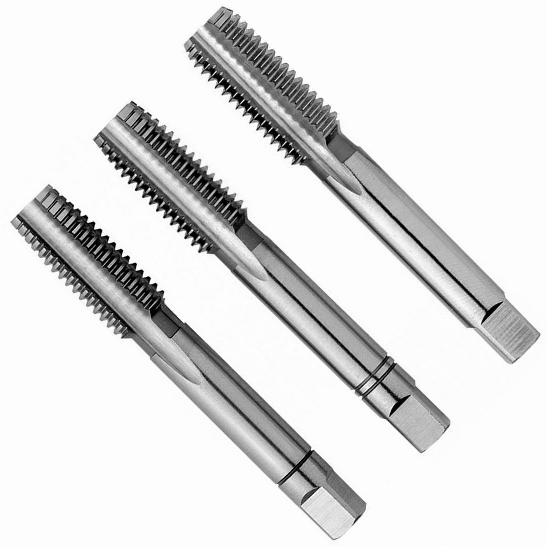 Метчик ручной дюймовый BSW 1/4" 115CrV3 PN 8/3011 Bucovice 111140, комплект - 3 шт - фото