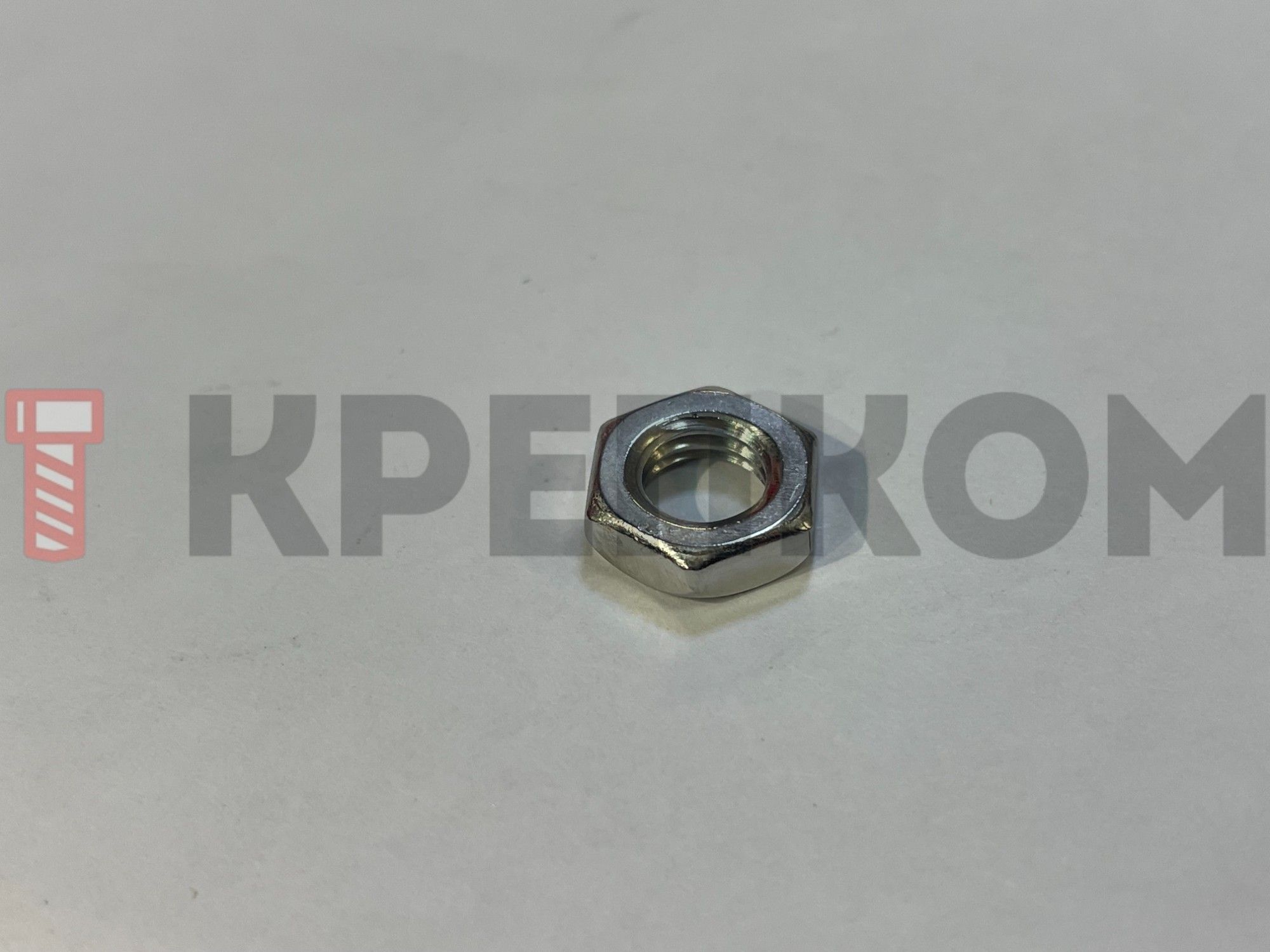 Гайка низкая DIN 439 (ГОСТ 5916) тип B с фаской, нержавеющая сталь А2 - фото