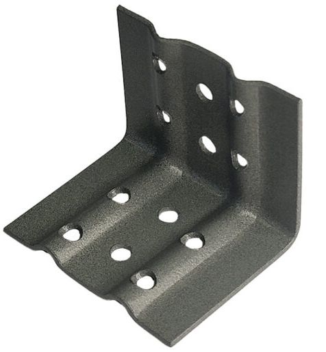 Уголок усиленный 66х50х50 УУП ДекТай, порошковая окраска, 100 шт - фото