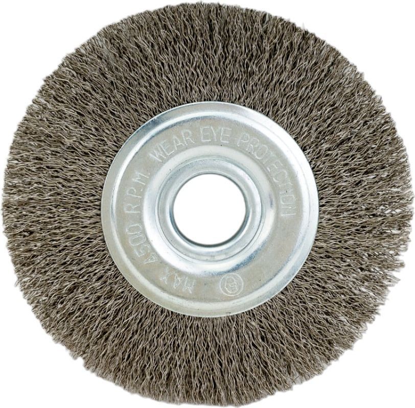 Щетка дисковая гофрированная для УШМ Профоснастка Эксперт, нержавеющая сталь - фото