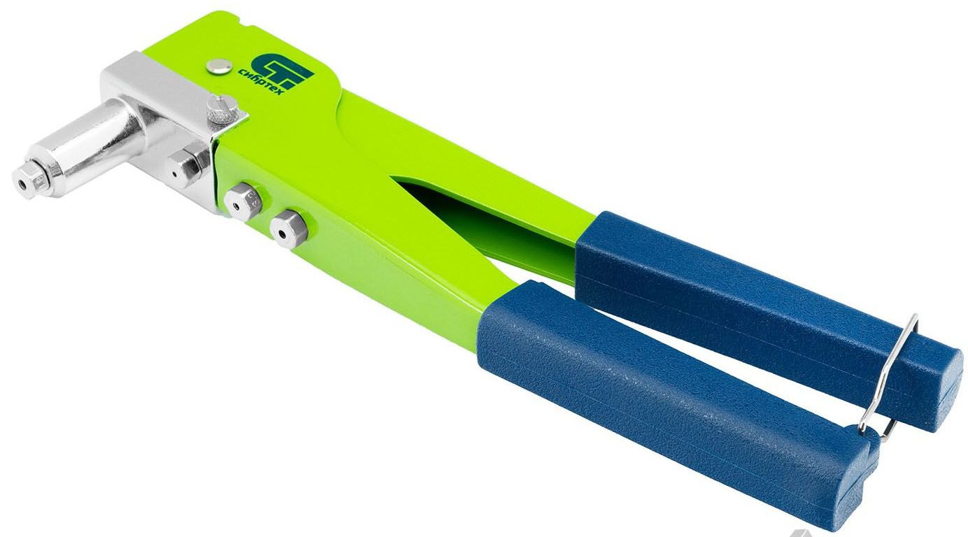 Заклепочник ручной вытяжной переставной (2.4-4.8 мм) 270 мм, Сибртех 40543 - фото