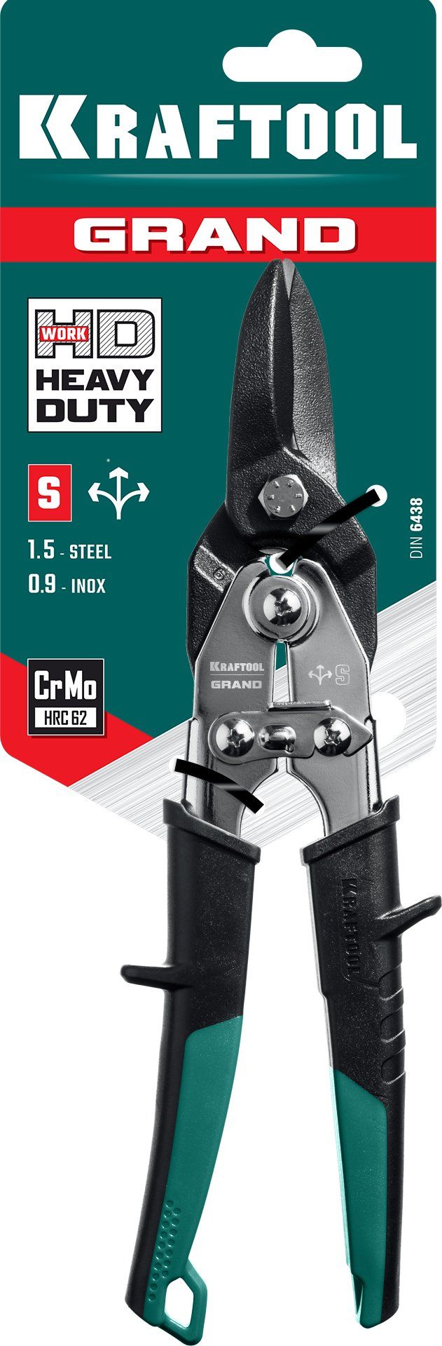 Ножницы по металлу 270 мм прямые Grand Kraftool 2324-S - фото