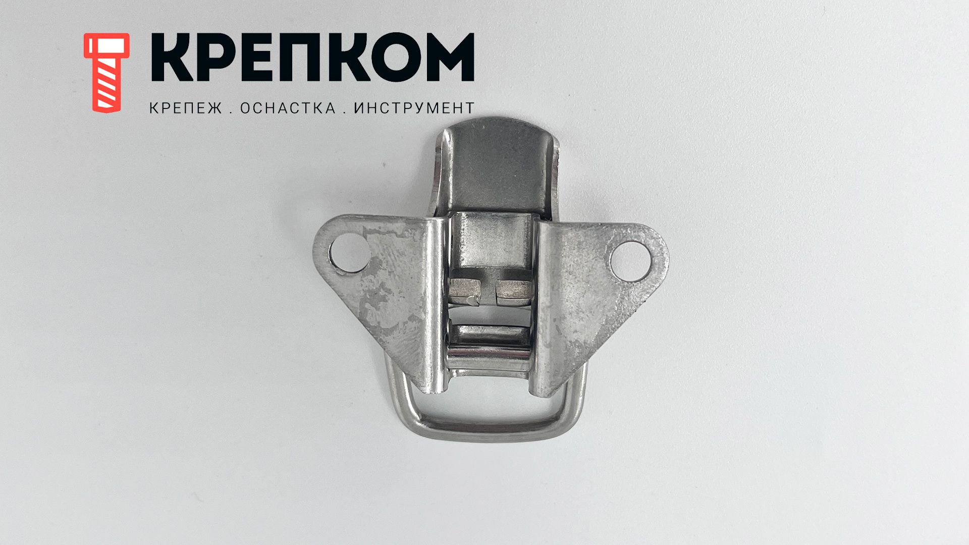 Мини защелка для ящиков и кейсов L=22 B31C-201, нержавеющая сталь - фото