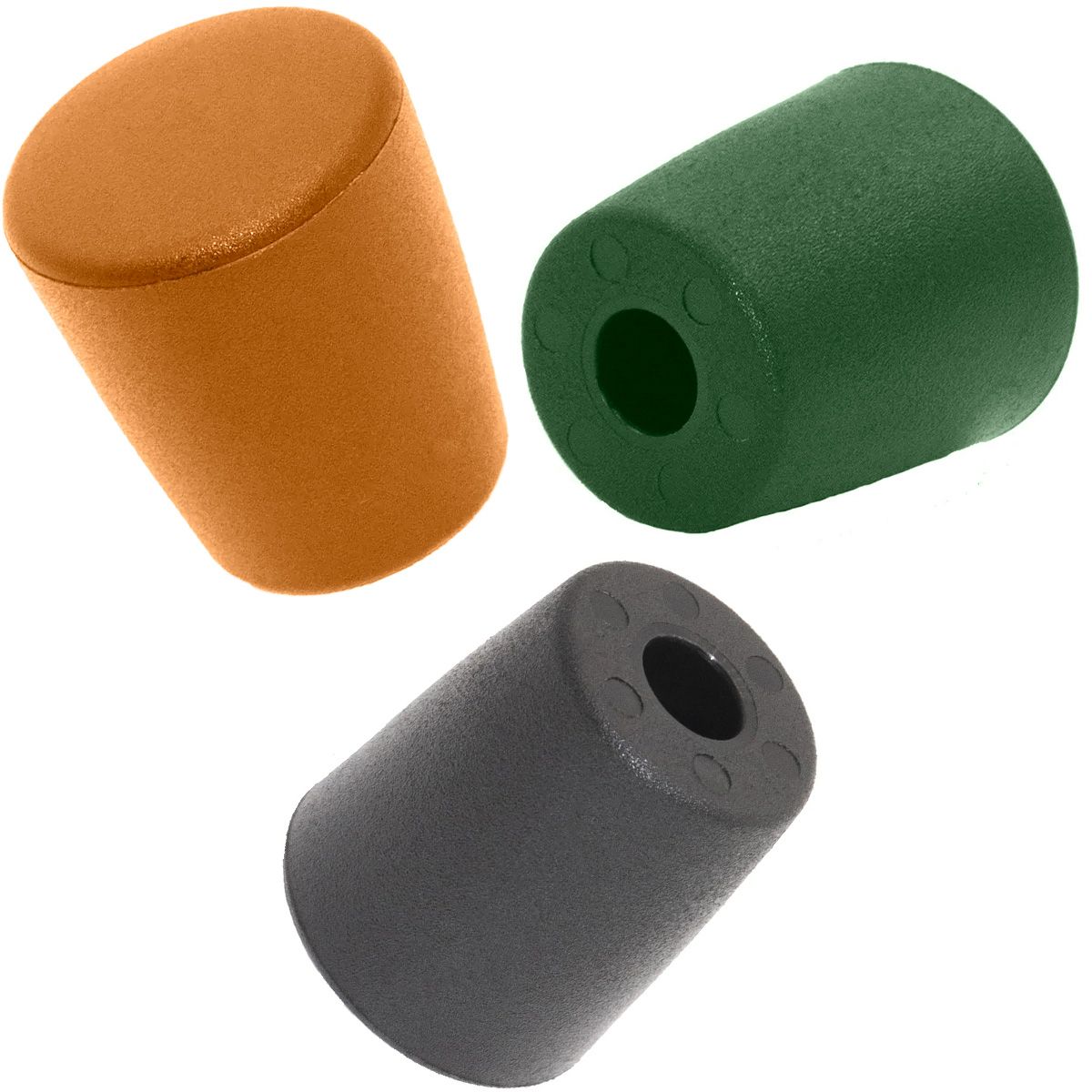 Заглушка наружная плоская для круглых труб и прутков НК8ЧН, пластик, цвет в ассортименте - фото