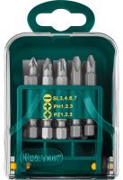 Набор бит в мобильном бит-боксе с клипсой Kraftool 26136-Н11