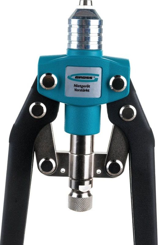 Заклепочник вытяжной двуручный 3.2-6.4 мм усиленный, Gross 40409 - фото