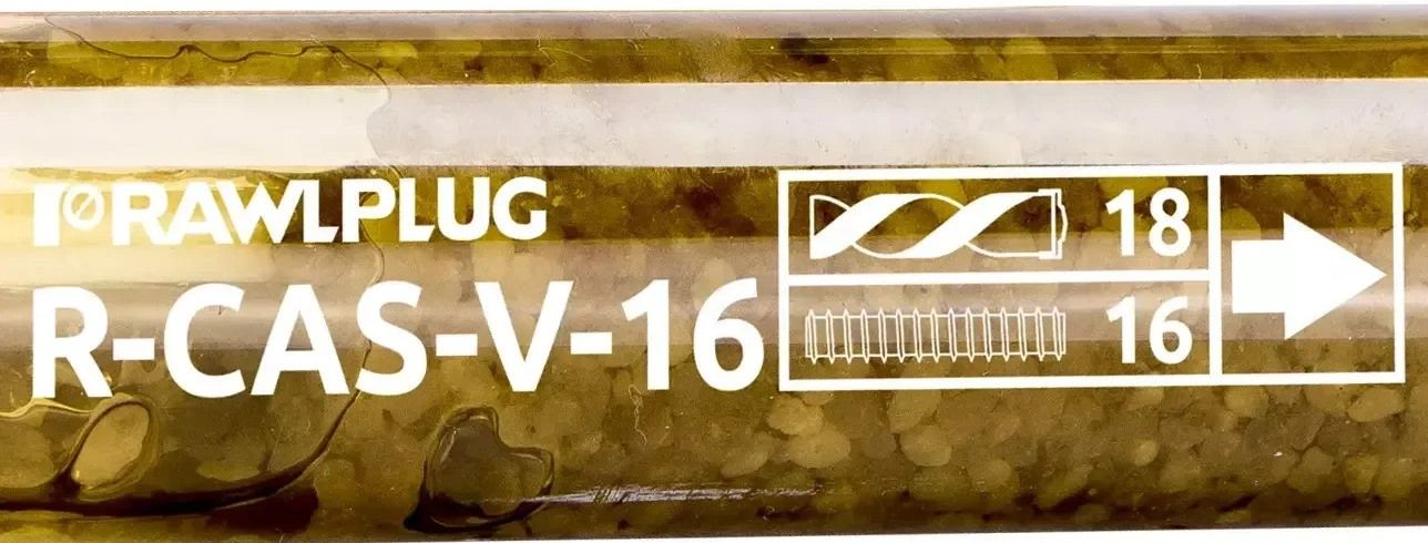 Химический анкер в капсуле Rawlplug R-CAS-V, на основе винилэфирной смолы - фото