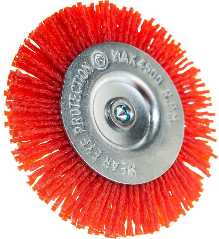 Корщетка-колесо 75 мм для дрелей FIT 38607 - фото