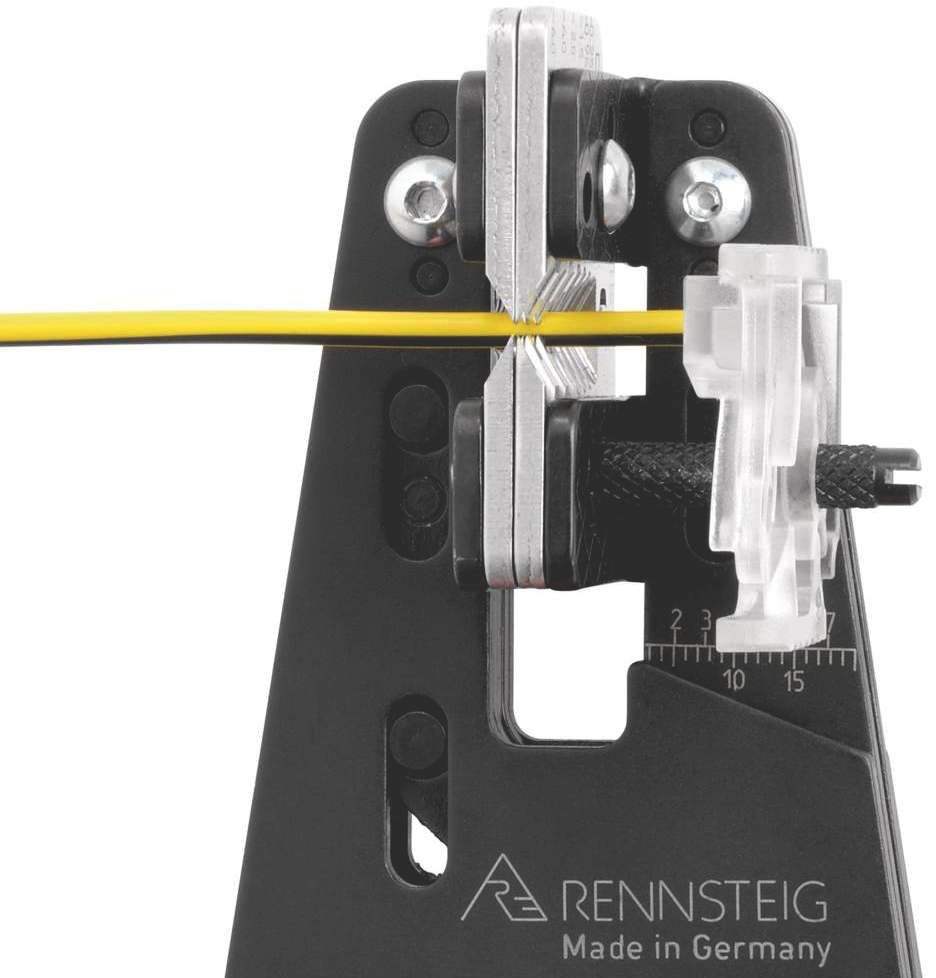 Стриппер для стандартного многожильного кабеля 6 гнёзд 0,25 - 6 мм² Rennsteig RE-7082053, воронёная сталь - фото