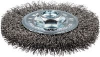 Щетка дисковая гофрированная для УШМ 125 мм М14 № 70 Профоснастка Мастер 20107003, сталь 
