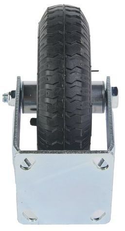Колесо пневматическое неповоротное резиновое 210 мм PRF 80 - фото