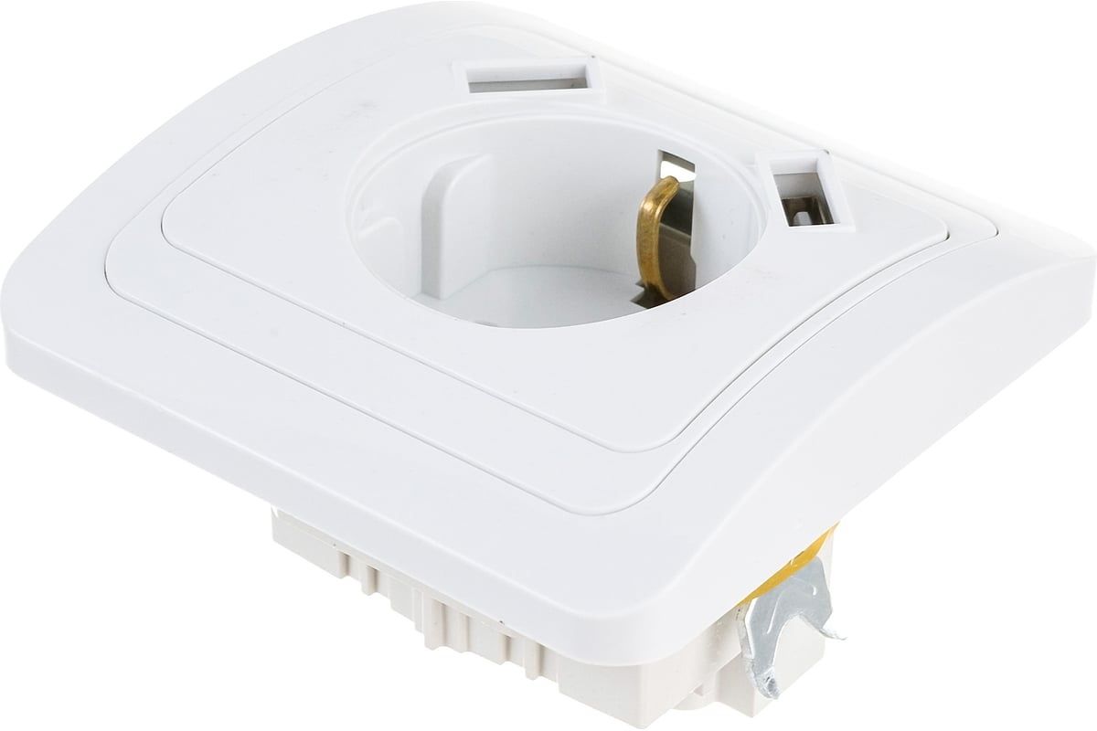 Розетка одинарная СУ +2 USB Classico IN HOME 2047 - фото