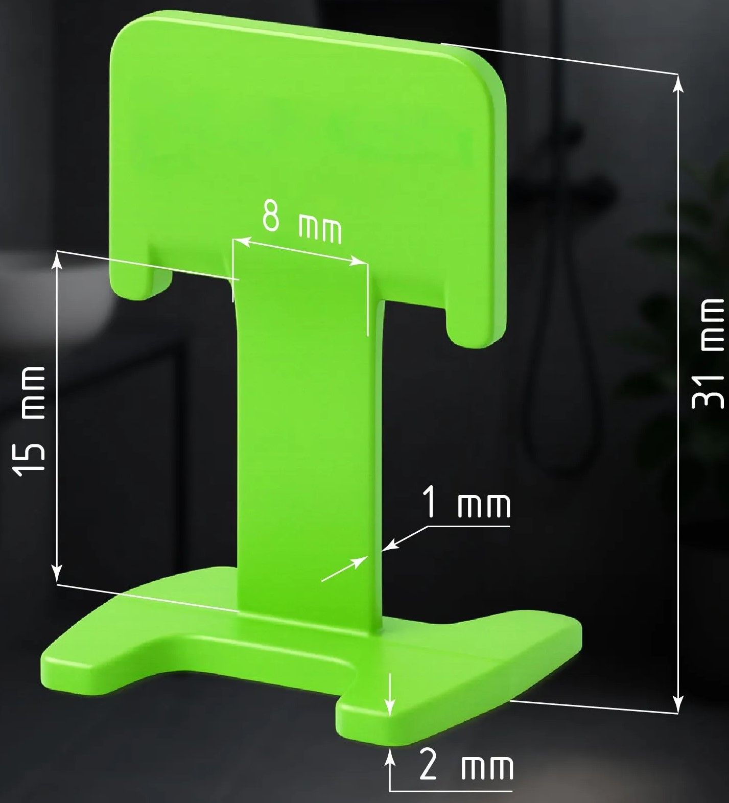 Зажим (флажок) 1 мм СВП Eco Light, 500 шт - фото