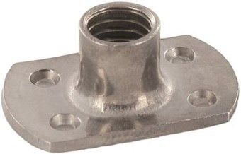 Гайка приварная М6х8,5 WS 9326 тип А, нержавеющая сталь А2 - фото