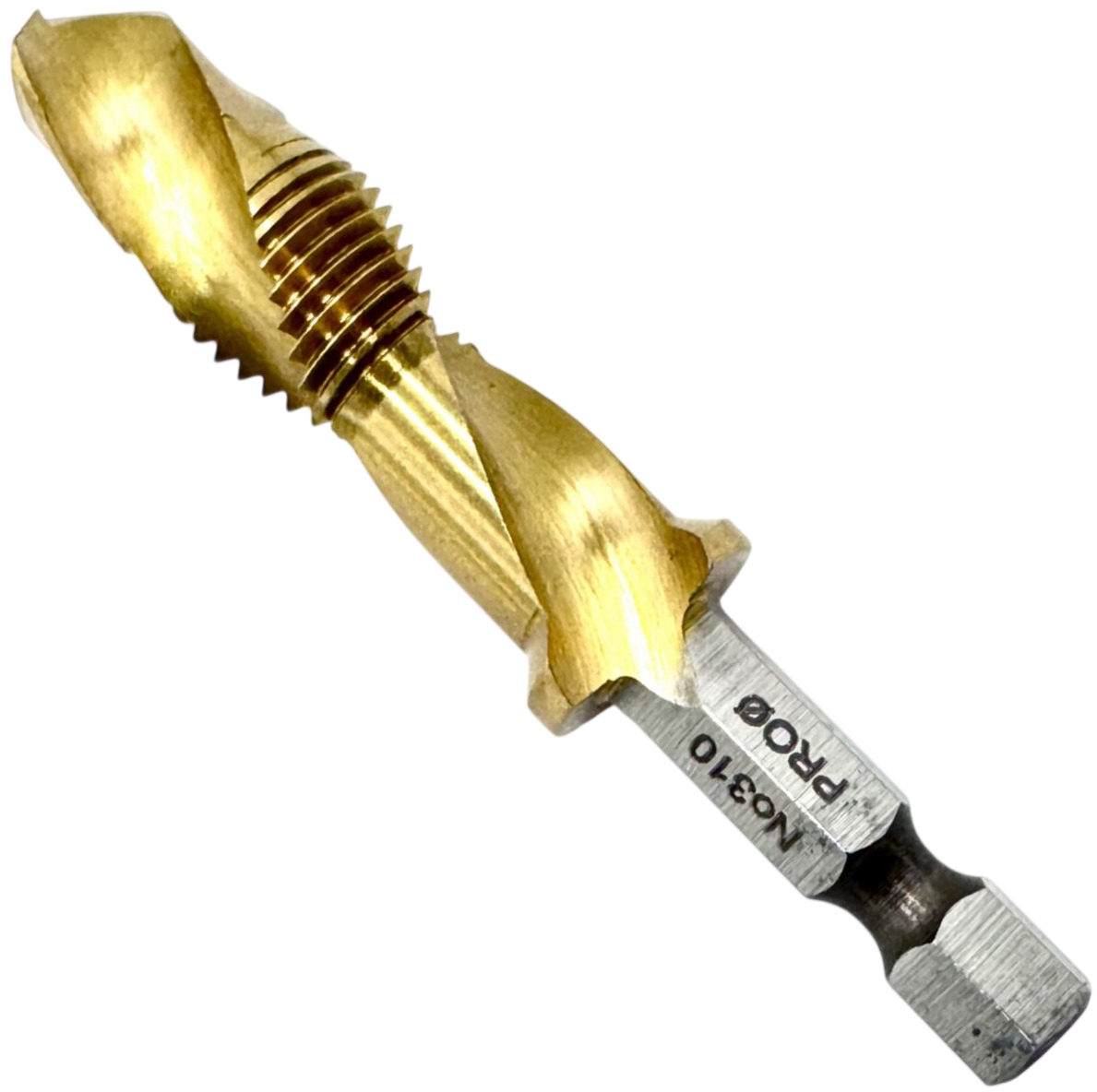 Метчик комбинированный 3 в 1 №309 М12х1,75 мм HSS-TiN Профоснастка 50161309, метрическая резьба - фото