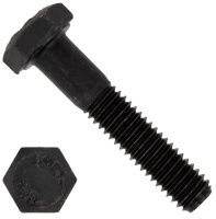 Болт шестигранный М18х95 мм DIN 931, класс прочности 8.8, сталь без покрытия