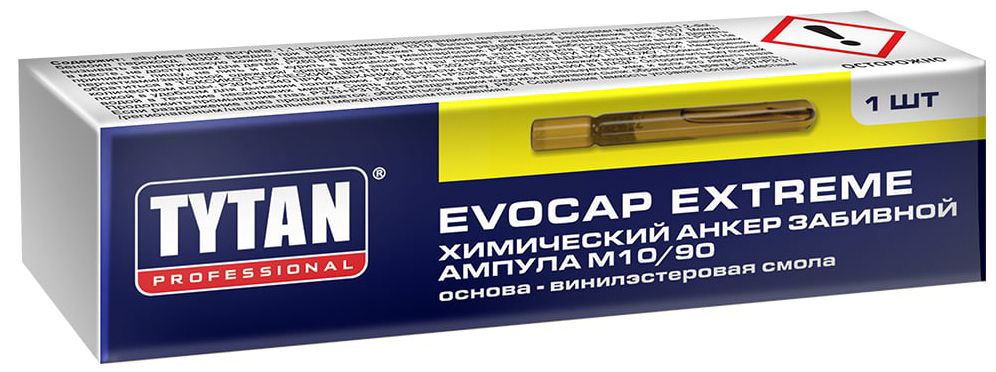 Анкер химический забивной ампула Professional Evocap Extreme TYTAN - фото