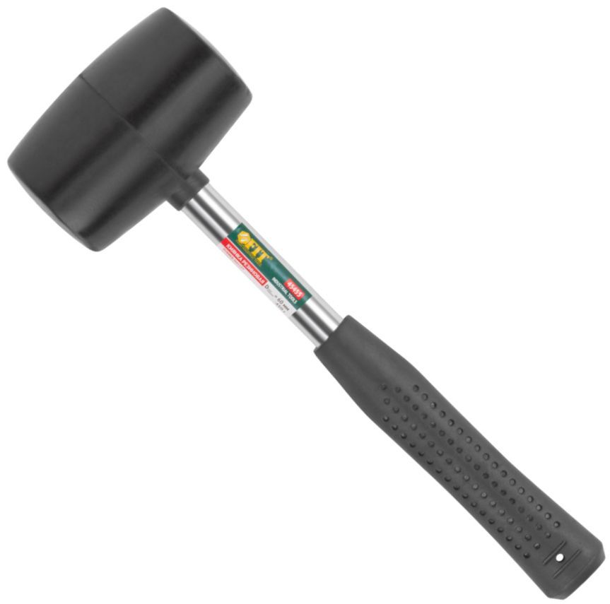 Киянка резиновая с металлической рукояткой 450 гр FIT 45455 - фото