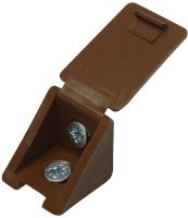 Уголок мебельный с саморезами 4x15 мм ЗУБР, 4 шт