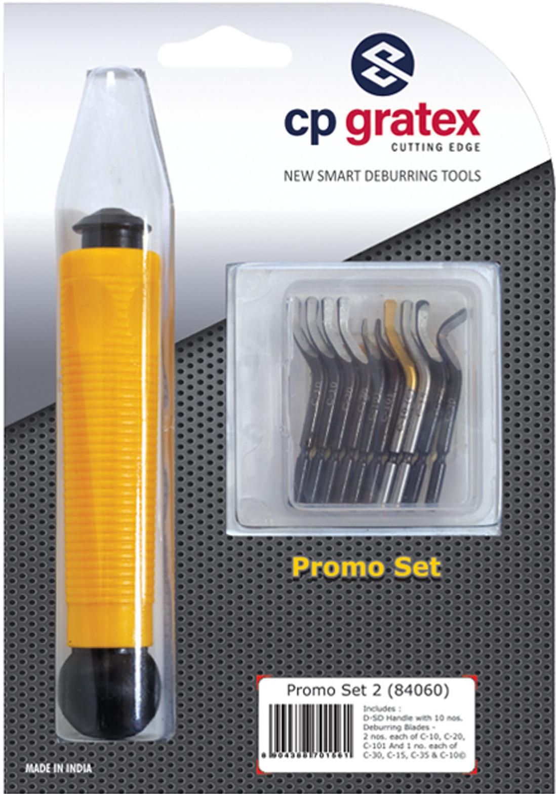 Фаскосниматель 3,2 мм Type-C Promo Set 2 CP Gratex 84060, 11 предметов - фото