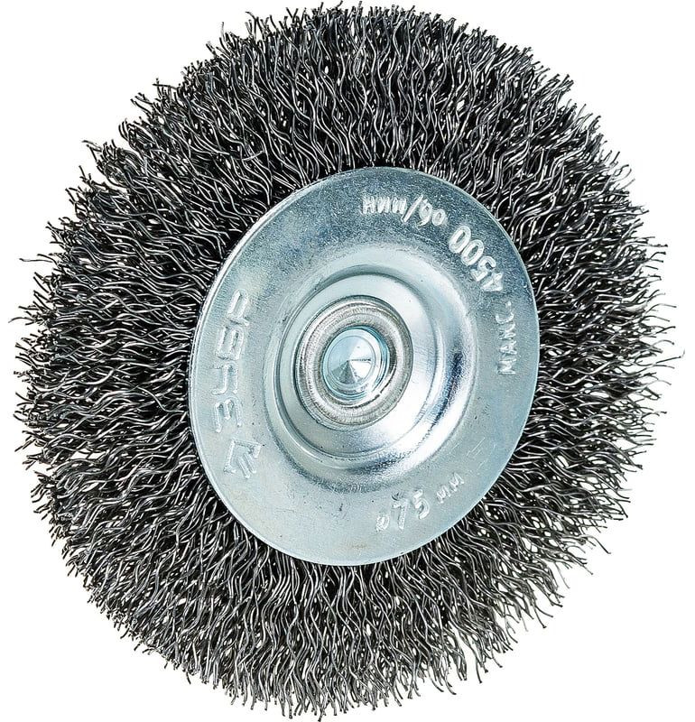 Щетка дисковая витая для дрели Профессионал ЗУБР - фото