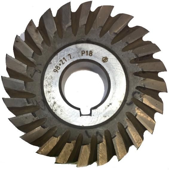 Фреза двухсторонняя цельная 98х21,7х27 мм, Z24, Р18 РИ ri.289.4 - фото