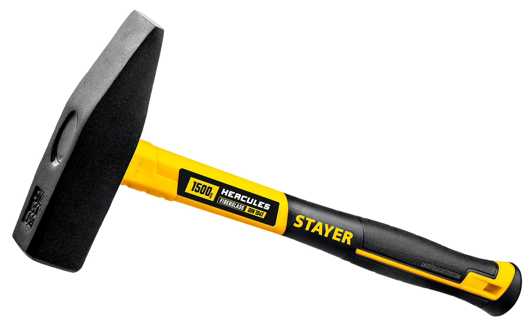 Молоток слесарный 1500 гр с фиберглассовой рукояткой L=330 Professional Stayer 20050-15 - фото