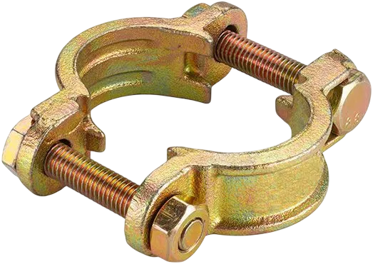 Хомут усиленный двухболтовый 40-49 мм Titan lock TL40-49DC, ковкий чугун - фото
