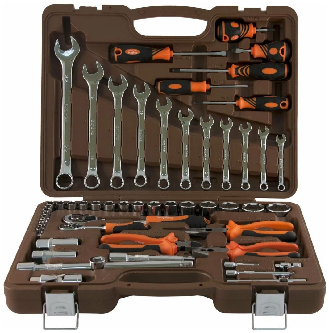 Изображение товара Универсальный набор инструментов Ombra 55 предметов 1/2 и 1/4 дюйма