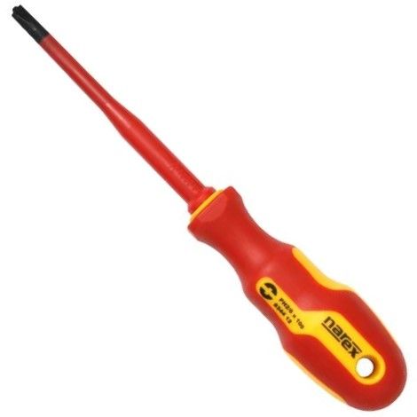 Отвертка диэлектрическая PH/SL 1х80 мм S Line Elektro Profi SLIM Narex 834411 - фото