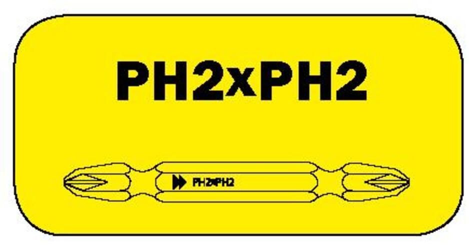 Насадка двусторонняя для шуруповерта PH2-PН2 х 200 HARPOON, 341040200000 - фото
