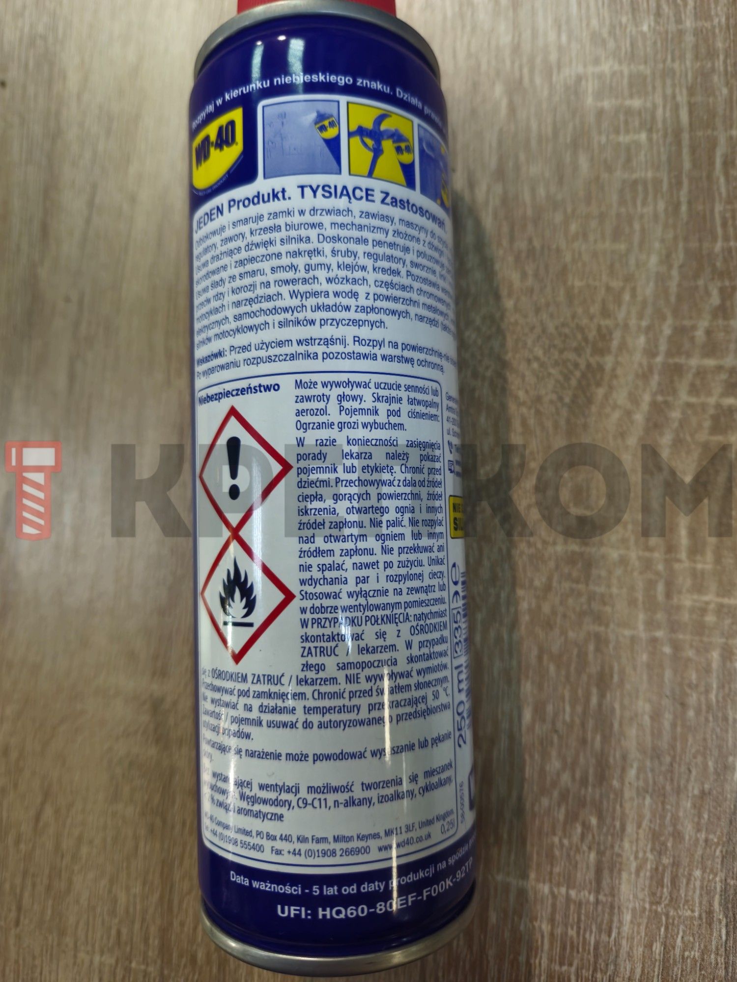 Универсальная смазка WD-40 - 250 мл - фото