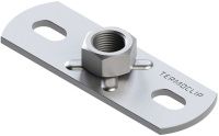 Пластина опорная для высоких нагрузок M16 Termoclip 4F2 09124005, оцинкованная сталь