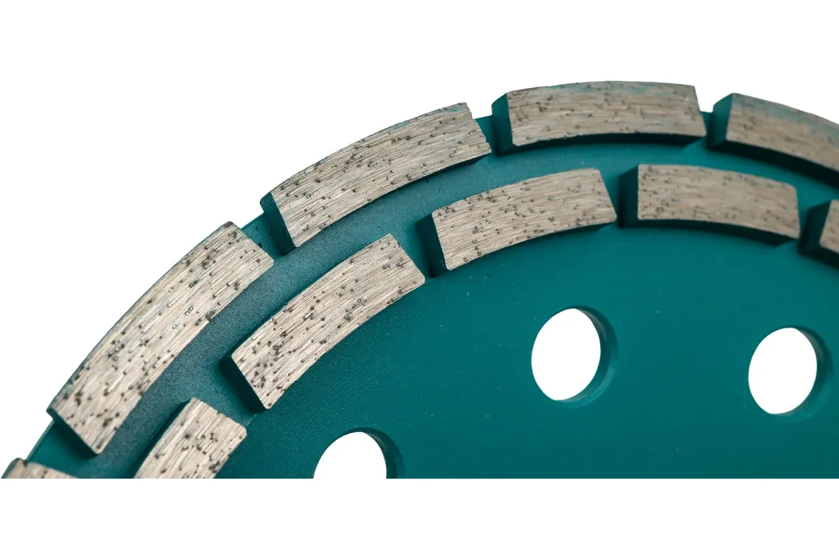 Чашка шлифовальная алмазная, двухрядная 230 мм Double Industrial Kraftool 33369-230 - фото