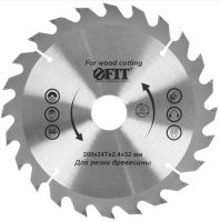 Диск пильный по дереву 305х30/25,4х80T для циркулярных пил FIT 37762