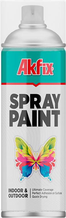 Краска аэрозольная 400 мл Akfix, цветная RAL - фото