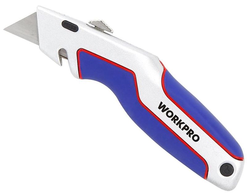 Нож строительный с трапециевидным лезвием Workpro W013008 - фото