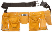 Пояс для инструментов 2 скобы 10 карманов Stayer 38510