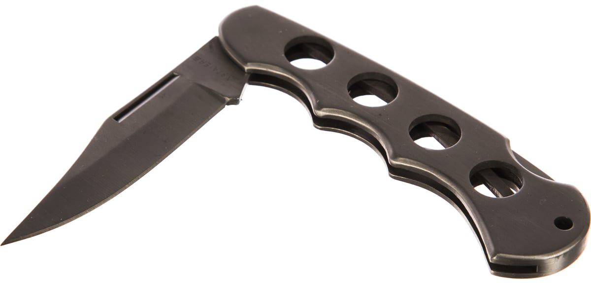 Нож складной цельнометаллический 80 мм с облегченной рукояткой Stayer 47613 - фото