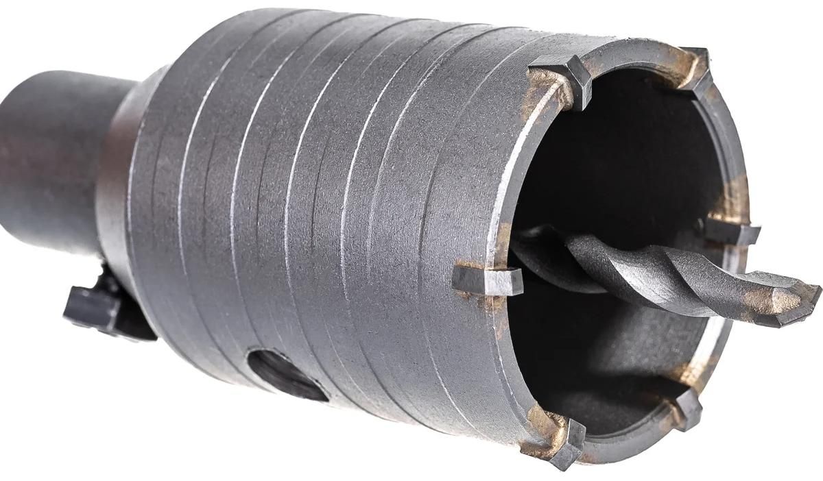 Коронка по бетону с державкой, 50 мм, SDS-plus, 6Т ЗУБР Мастер 29211-50 - фото