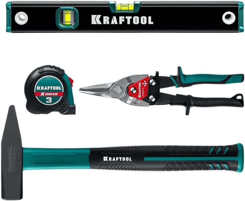 Набор инструмента универсальный 1/2"+1/4" Kraftool Grand-152 27978-H152, 152 предмета - фото