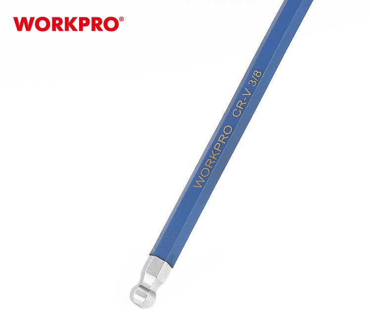 Набор шестигранных ключей с шариковой головкой Workpro PRO WP222010, 9 шт - фото