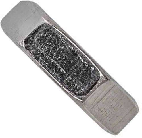 Гайка низкая с мелкой резьбой М20х1,5 с фаской DIN 439, класс прочности 8, оцинкованная сталь - фото