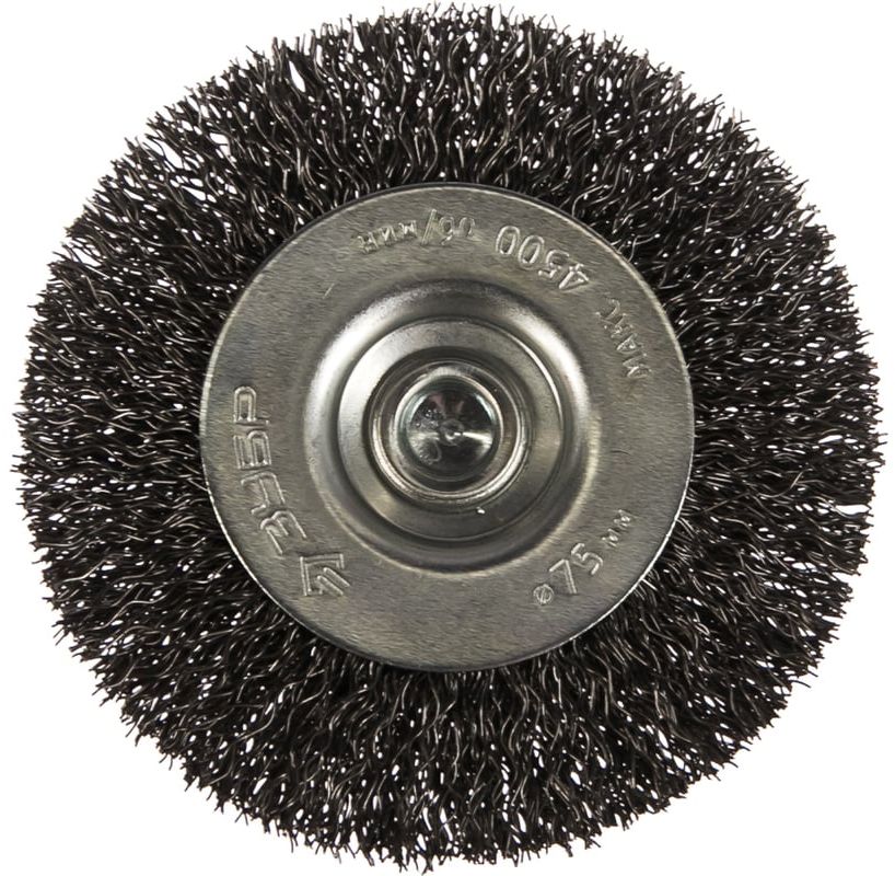 Щетка дисковая витая для дрели Профессионал ЗУБР - фото