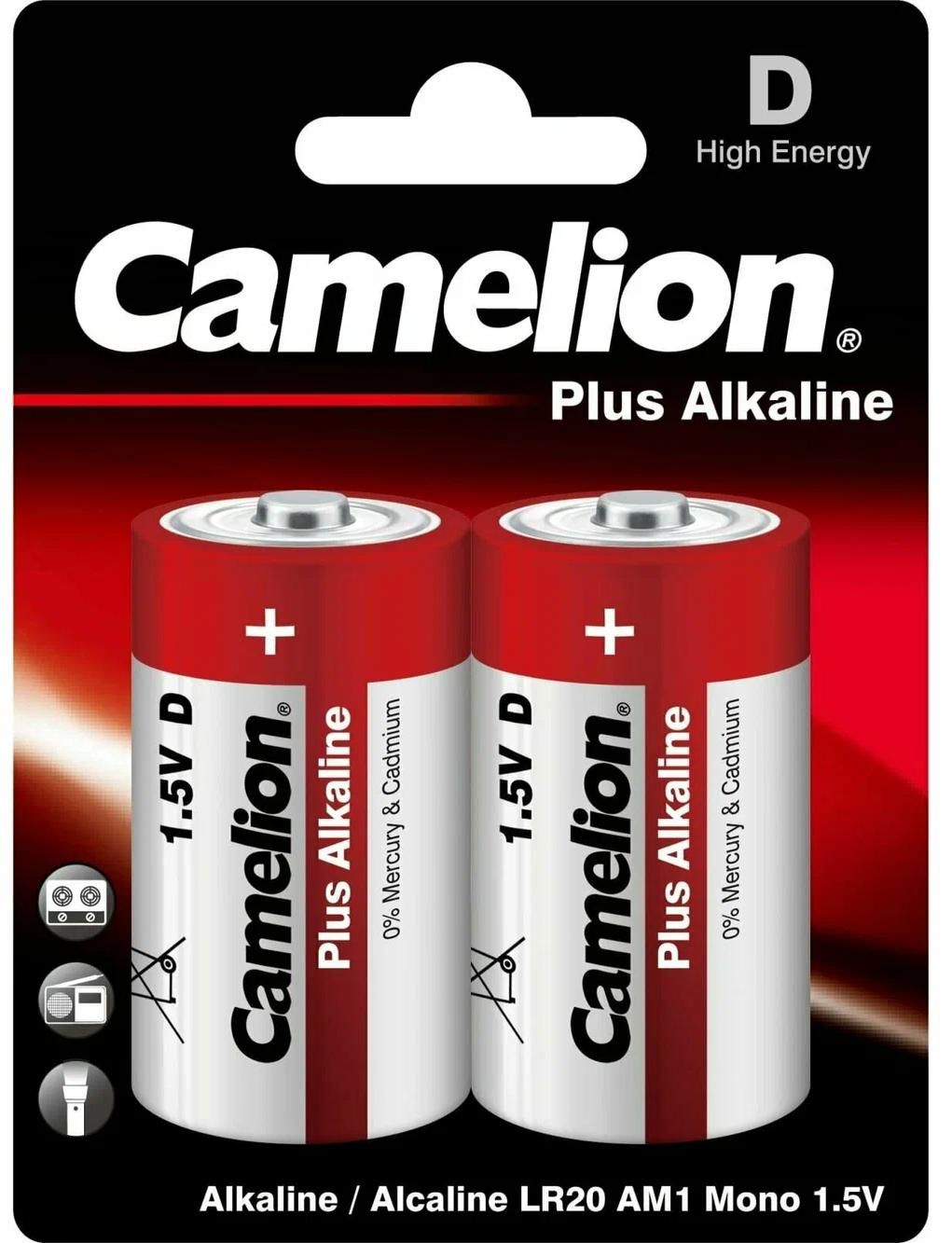 Батарейка  Camelion Plus Alkaline LR20/373 2S 112576 - фото