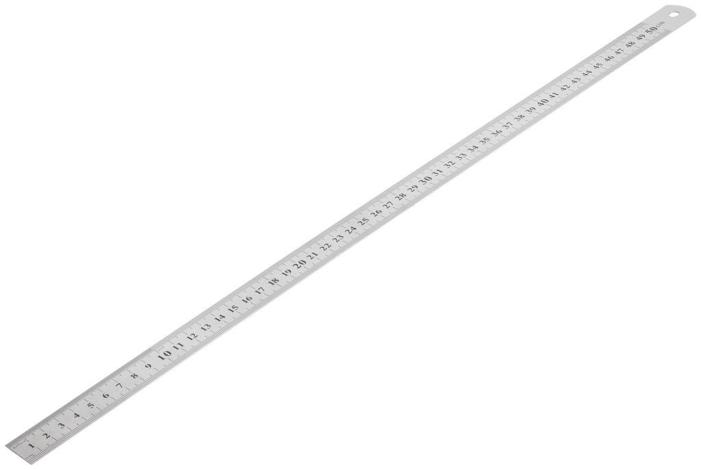 Линейка 500х28 мм FIT 19005, нержавеющая сталь - фото